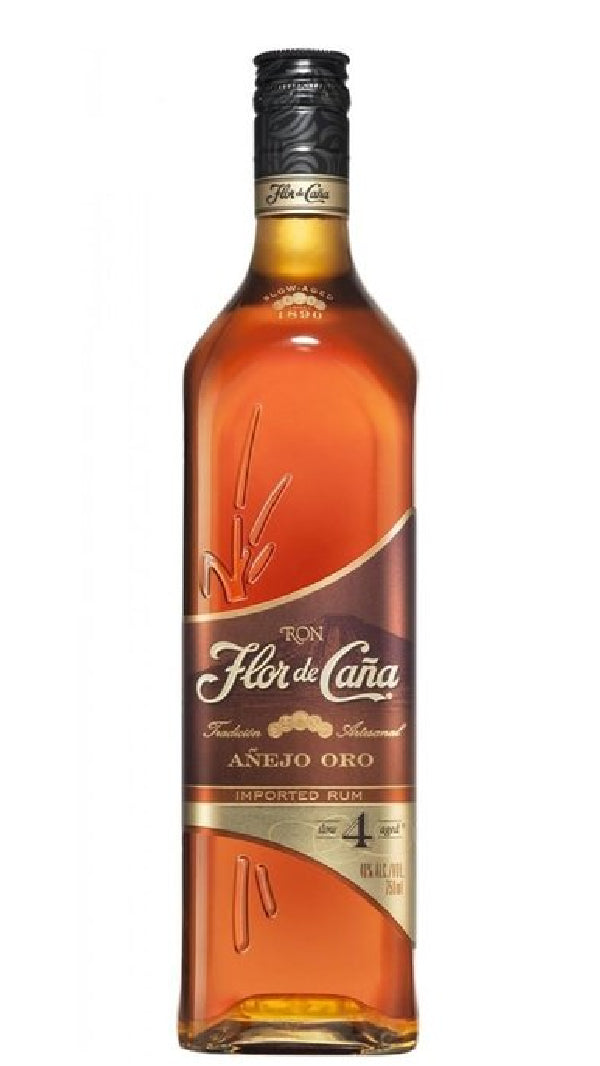 Flor De Cana - "Oro 4 Years" Nicaragua Anejo Rum (750ml)