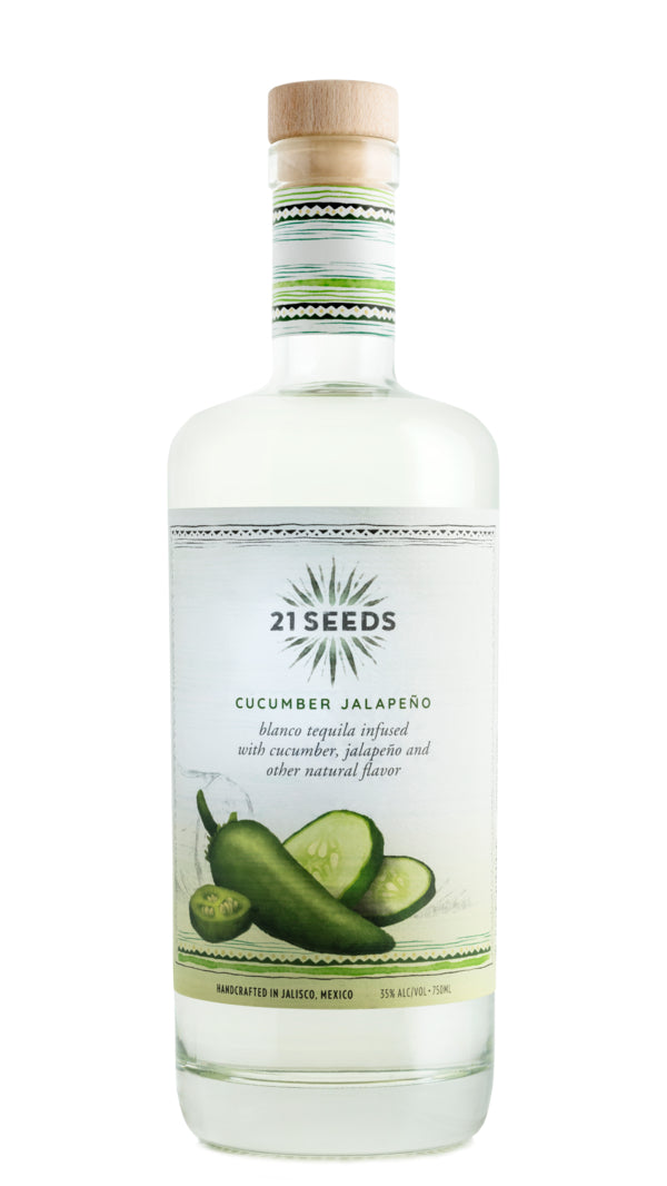 21 Seeds - “Cucumber Jalapeno”  Tequila Blanco (750ml)