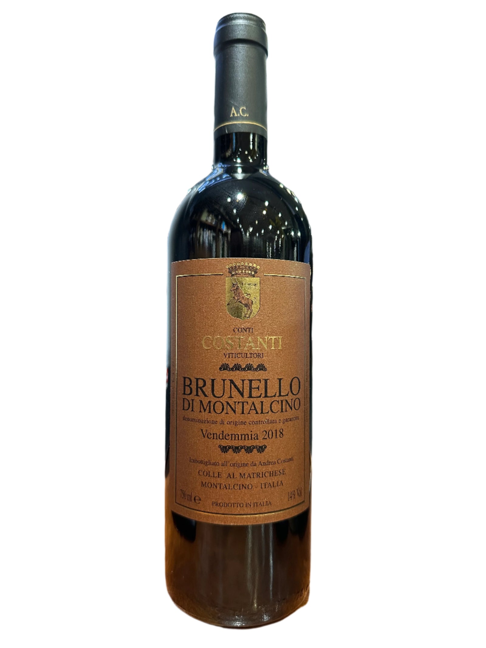 Conti Costanti- "Vendemmia" Brunello Di Montalcino 2018 (750ml)