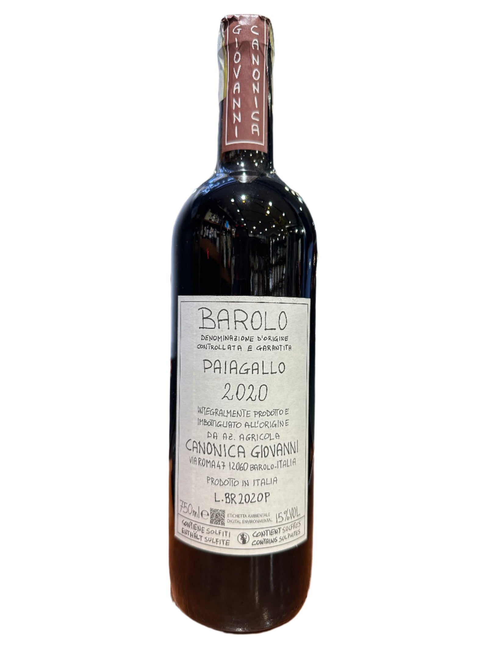 Canonica Giovanni - "Paiagallo" Barolo 2020 (750ml)