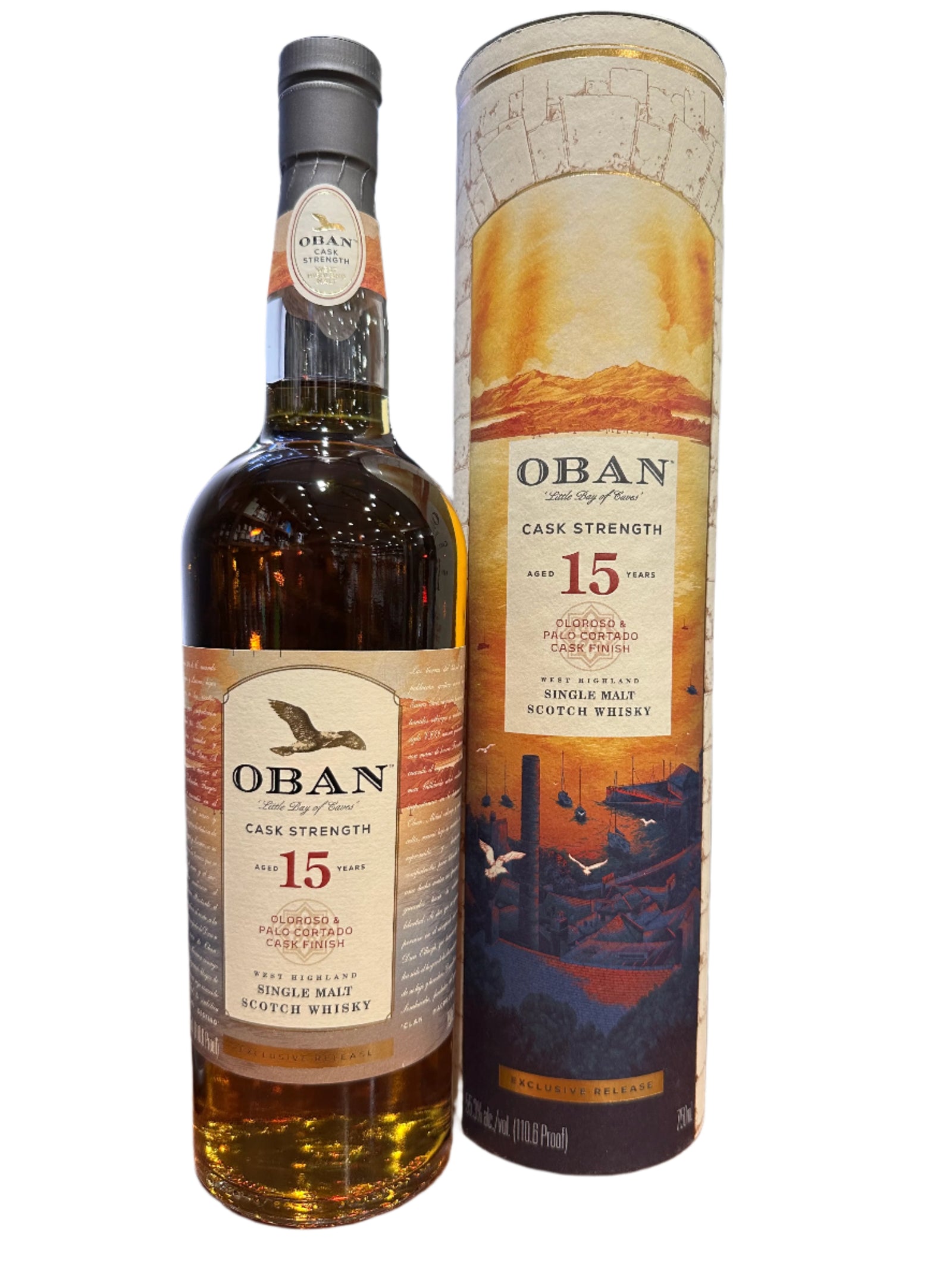 Oban- Little Bay of Caves 15 Years Cask Strenght Single Malt Scotch Whisky (750ml)