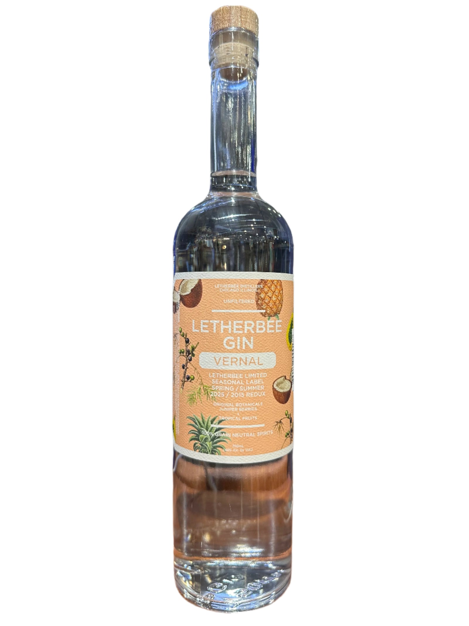Letherbee Distillers- Vernal Gin (750ml)