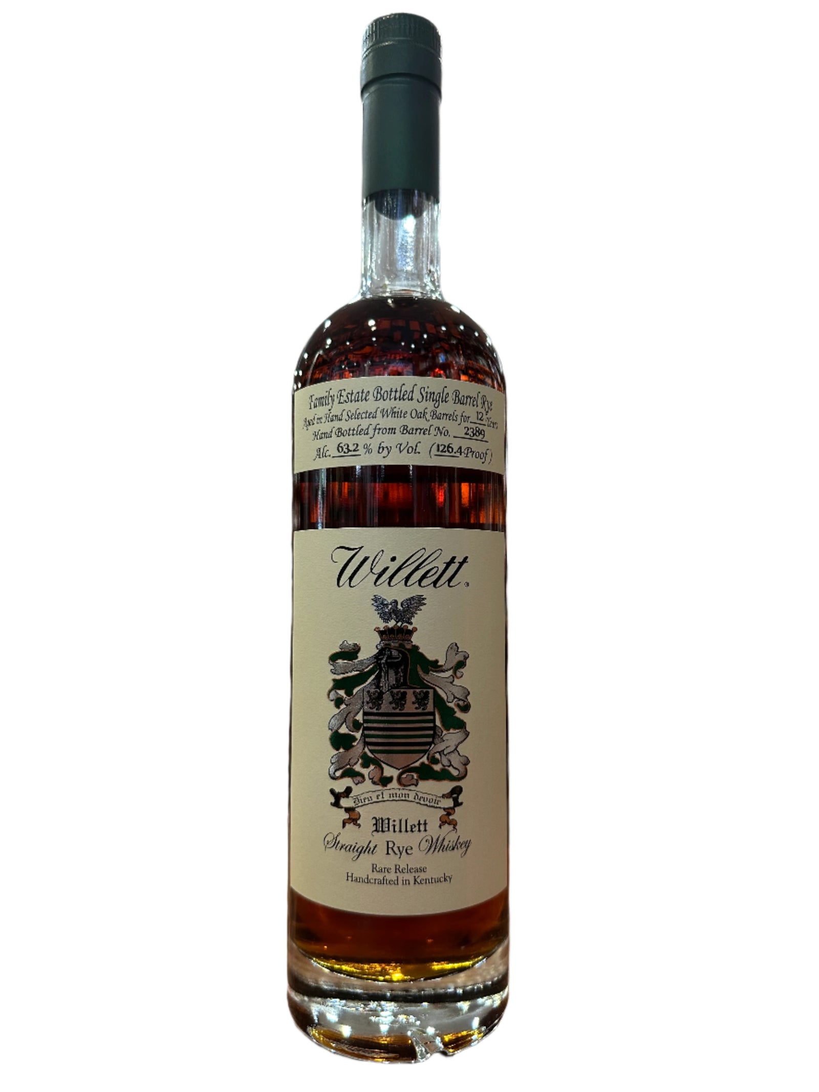 Willett - "Rare Release" 12 Years Straight Rye Whiskey (750ml)