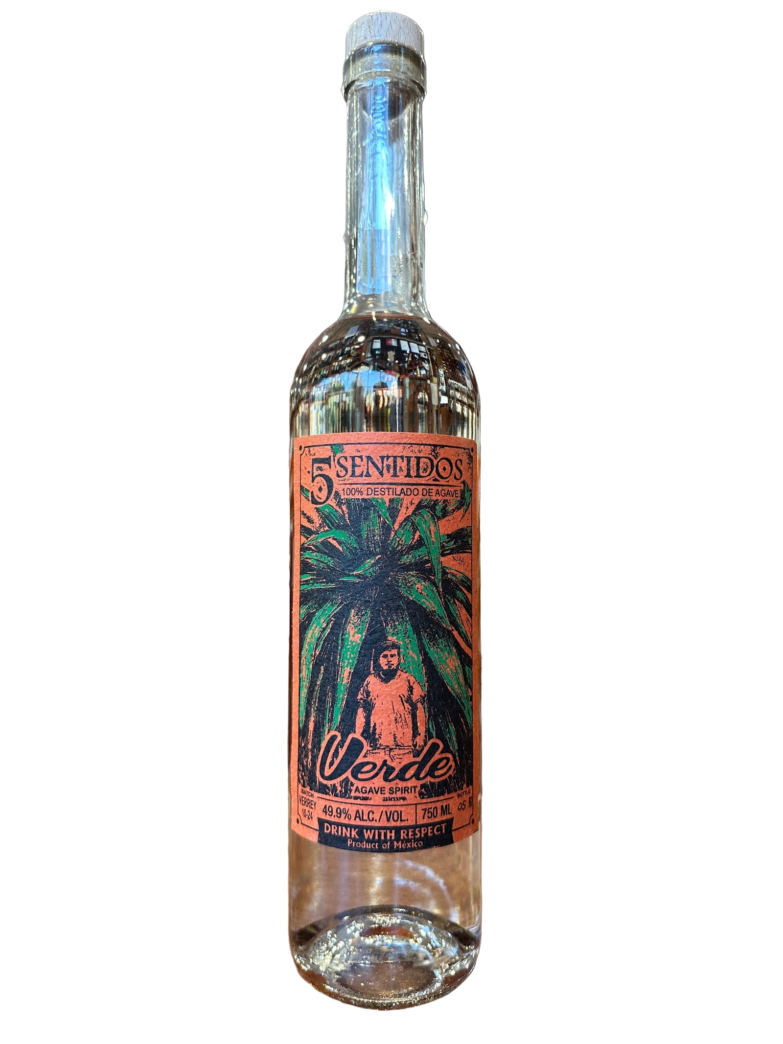 5 Sentidos - "Verde" Agave Spirit (750ml)