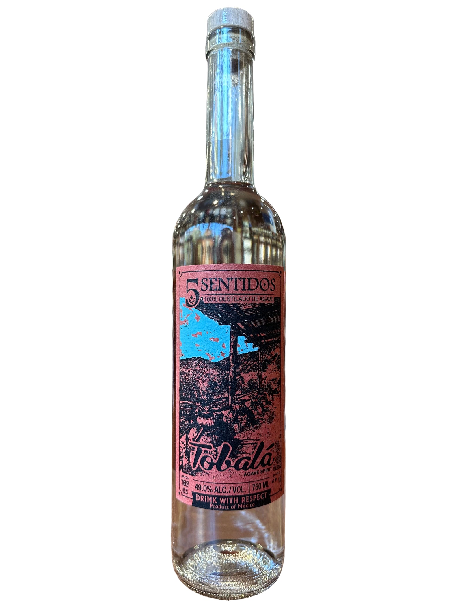 5 Sentidos - "Tobala" Agave Spirit Mezcal (750ml)
