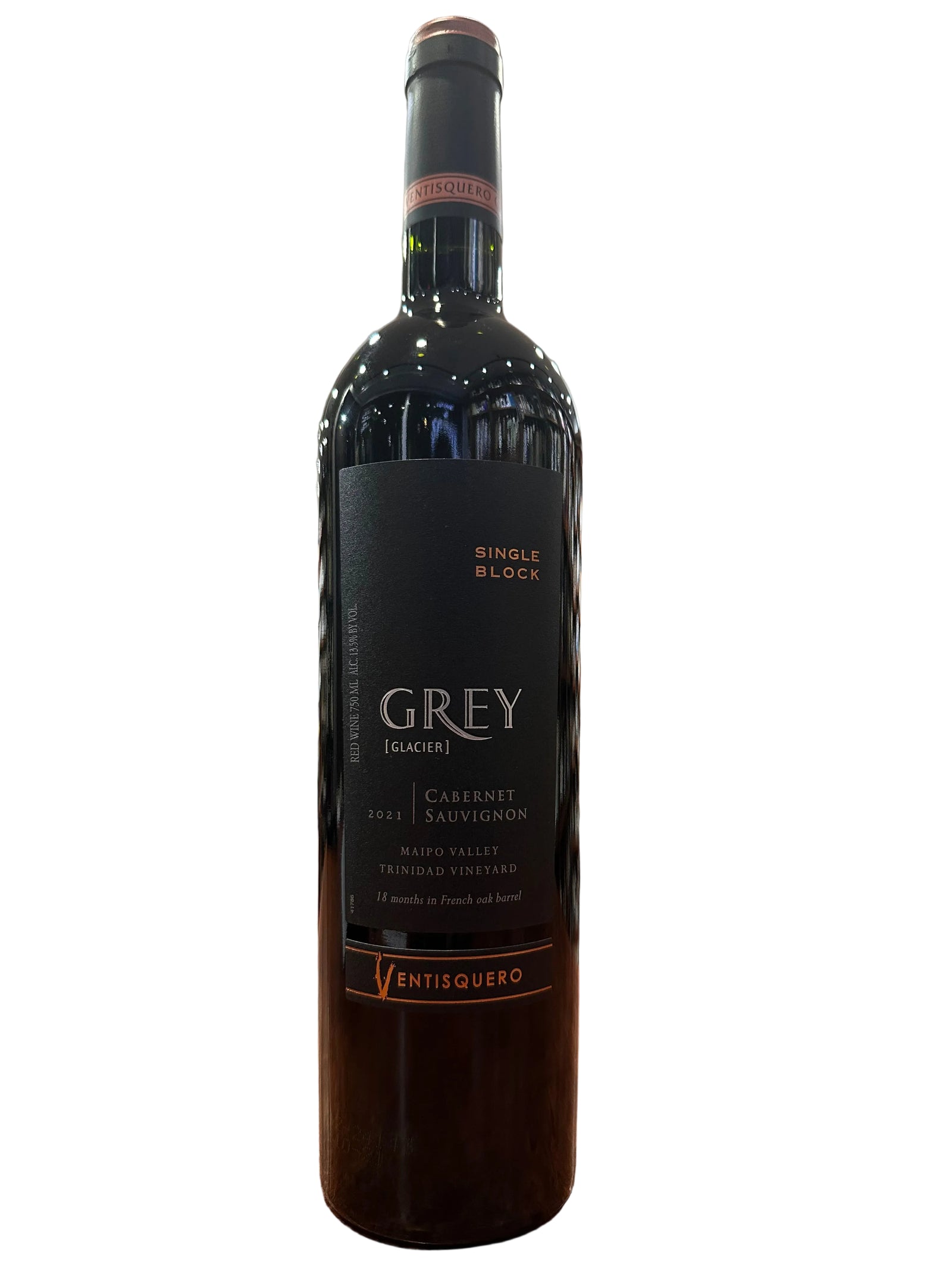 Ventisquero- Grey Glacier Maipo Valley Cabernet Sauvignon 2021 (750ml)