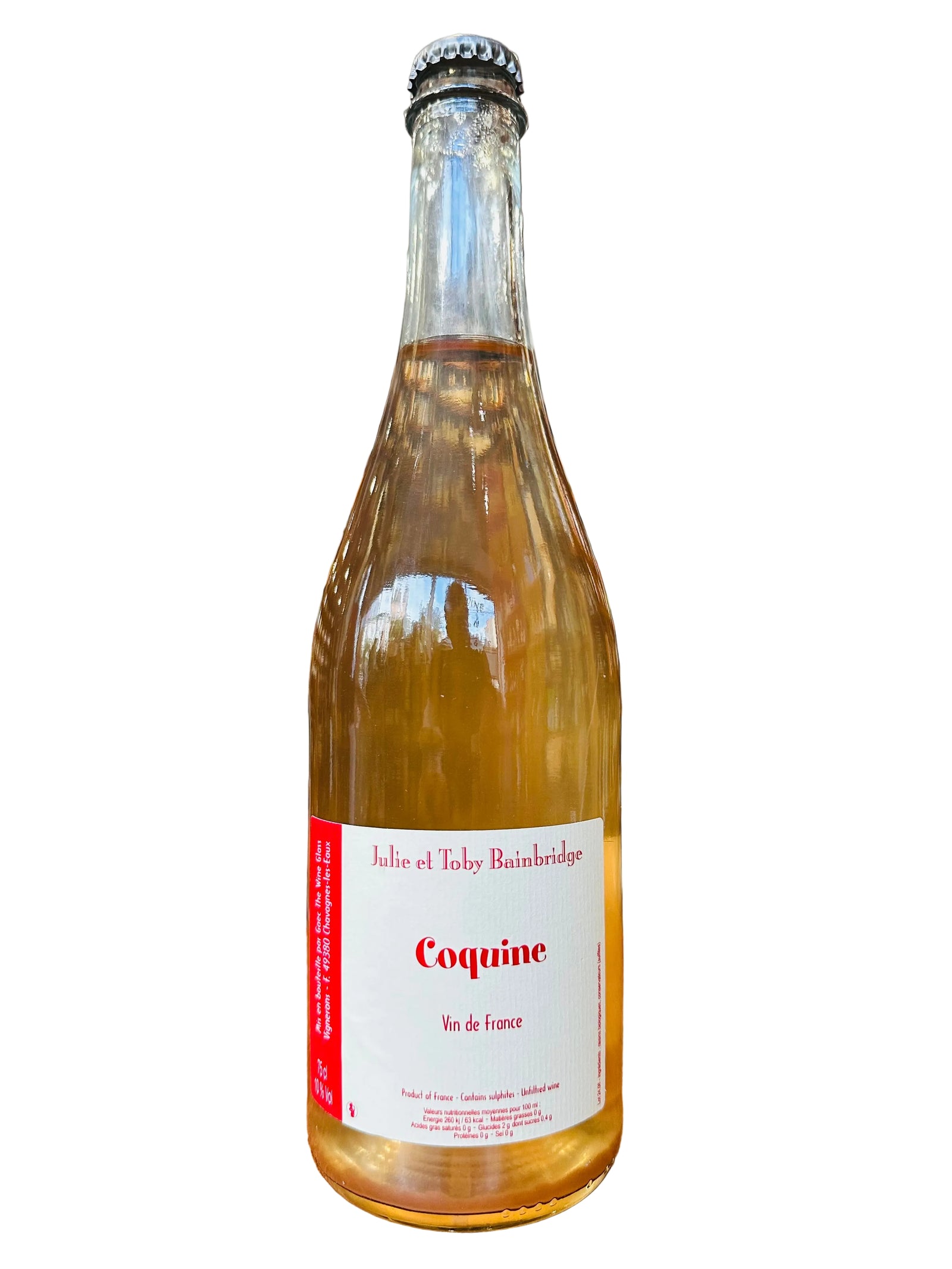 Julie et Toby Bainbridge - "Coquine" Pet Nat NV (750ml)