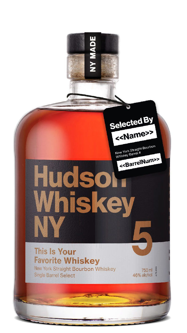 Hudson Whiskey - "5 Years" New York Bourbon Whiskey (750ml)