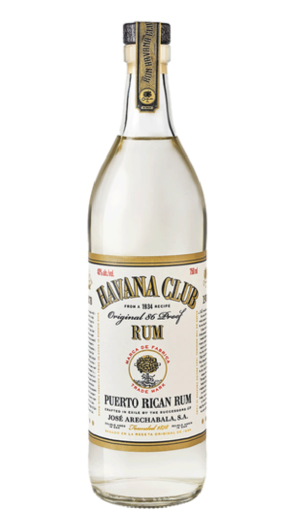 Havana Club - "Original 86 Proof" Blanco Puerto Rico Rum (750ml)