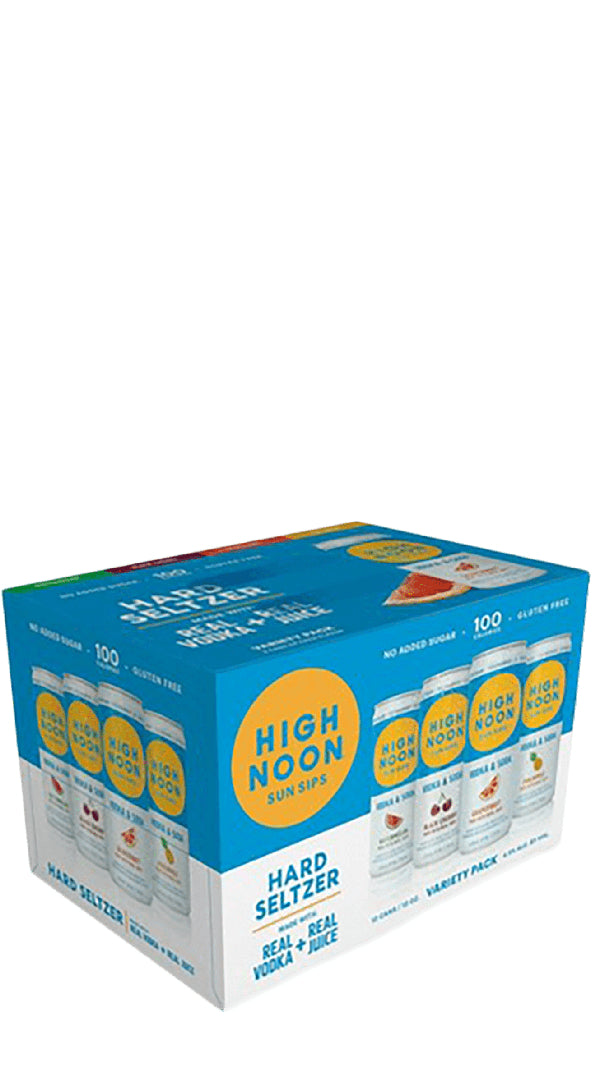 High Noon - 12-PACK "Variety" Vodka Seltzer (12x355ml)