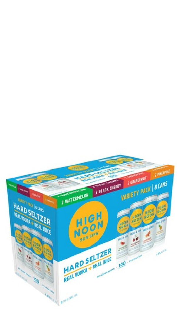 High Noon - 8-PACK "Variety" Vodka Seltzer (8x355ml)