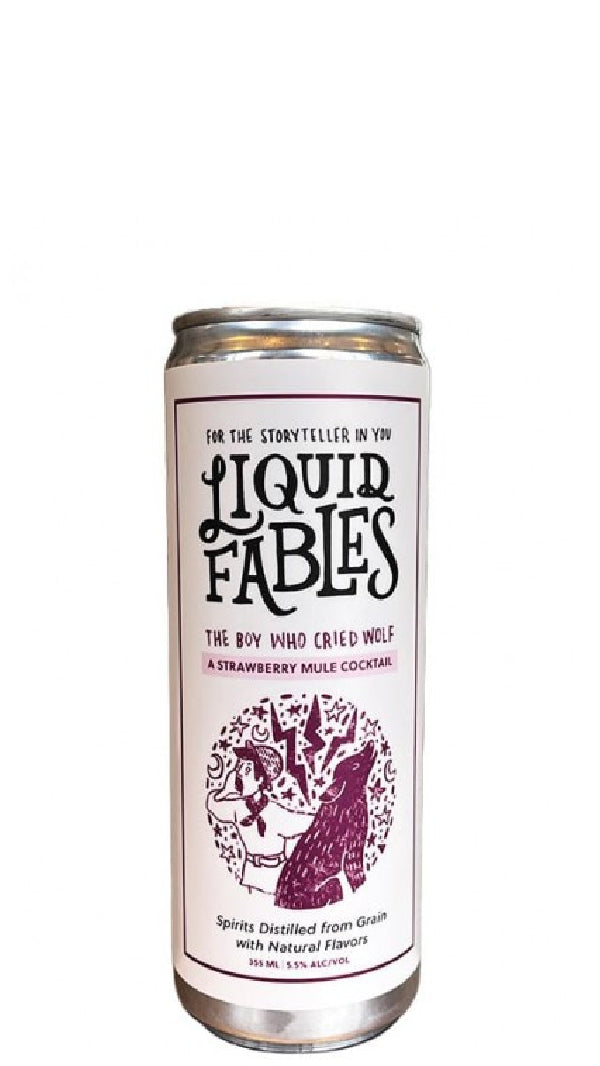 Liquid Fables - “The Boy Who Cried Wolf” A Strawberry Mule Cocktail (Can - 355ml)