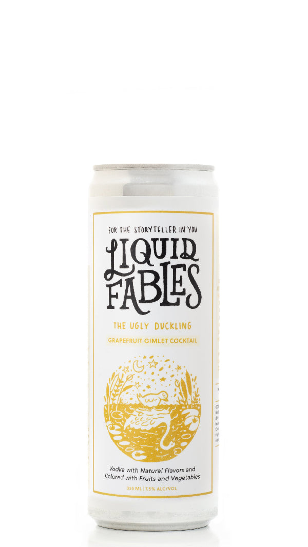 Liquid Fables - “The Ugly Duckling” Grapefruit Gimlet Cocktail (Can - 355ml)