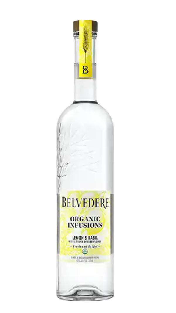 Belvedere Organic Infusions Lemon & Basil Vodka 70cl