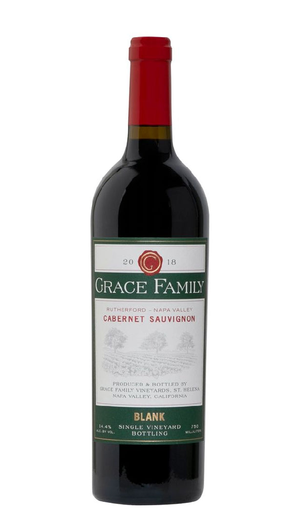 Grace Family - "Blank Single Vineyard" Rutherford Napa Valley Cabernet Sauvignon 2018 (750ml)