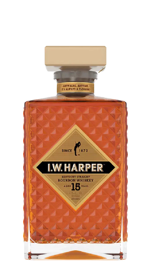 I.W. Harper - "15 Year Old" Bourbon Whiskey (750ml)