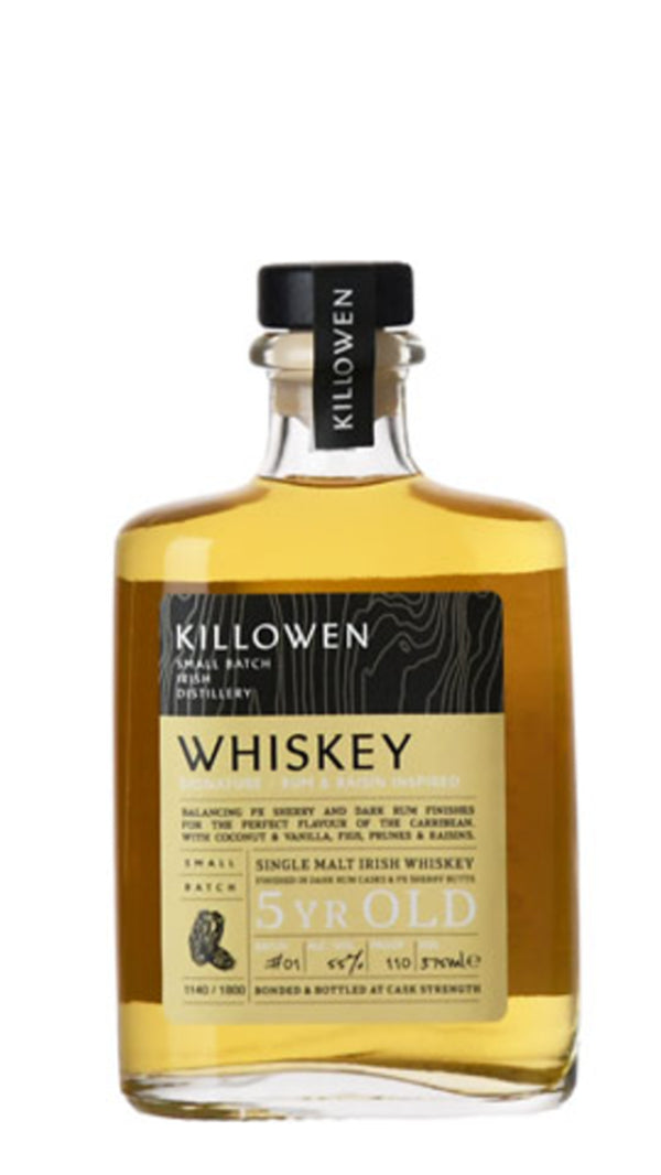 Killowen - "Signature Series 5 Years - Rum & Raisin" Single Malt Irish Whiskey (375ml)