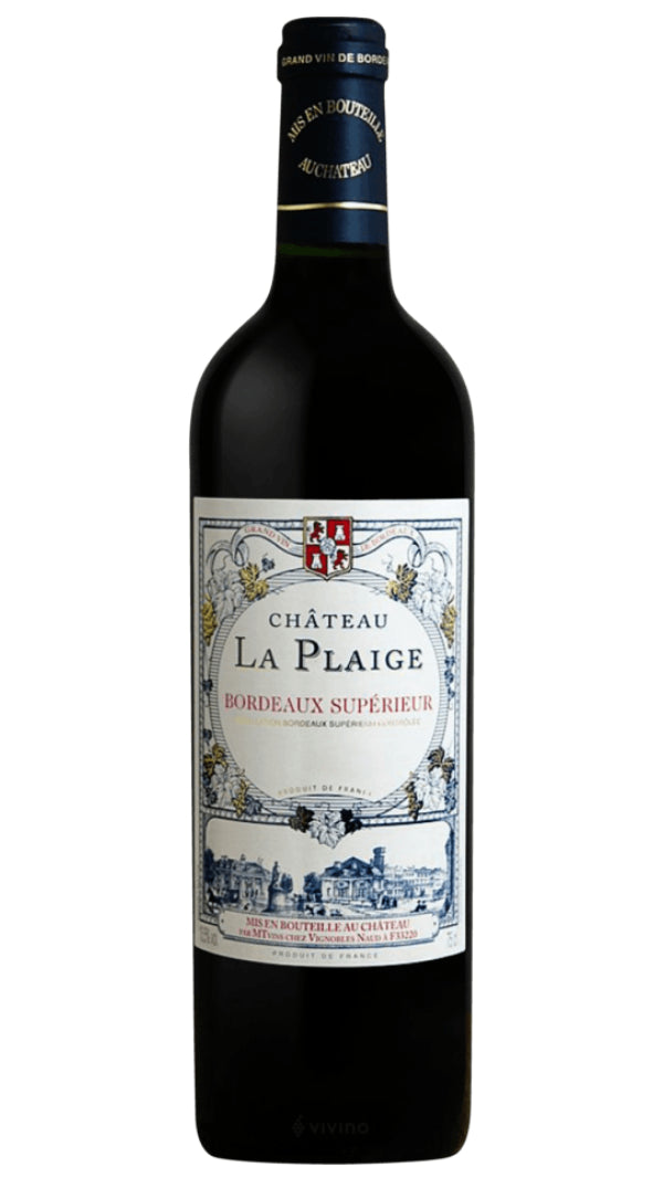 Chateau La Plaige - Bordeaux Superieur 2019 (750ml)