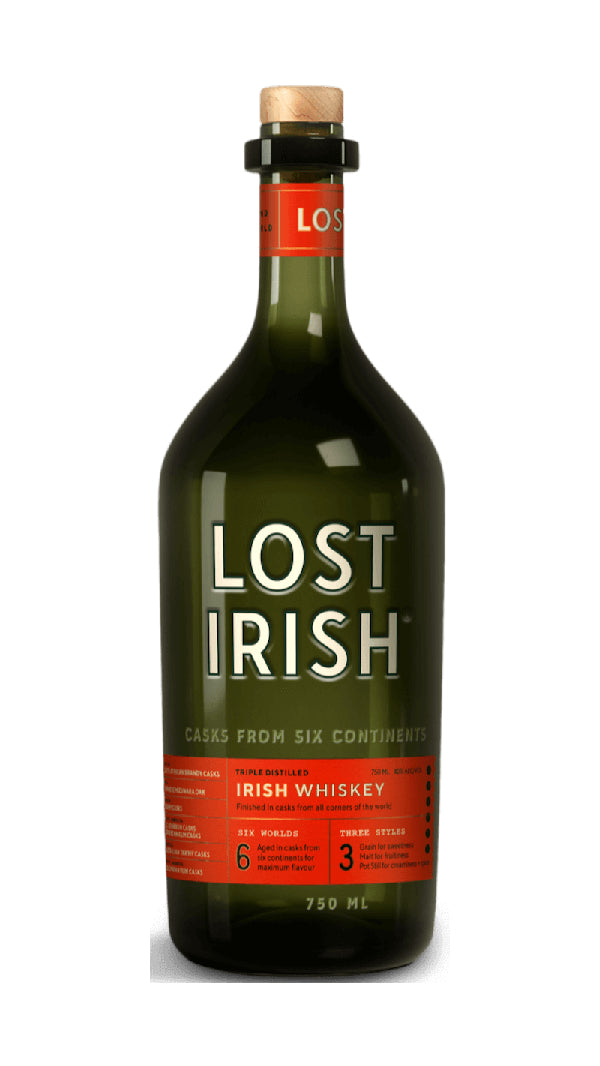 Lost Irish - "Six Worlds" Irish Whiskey (750ml)