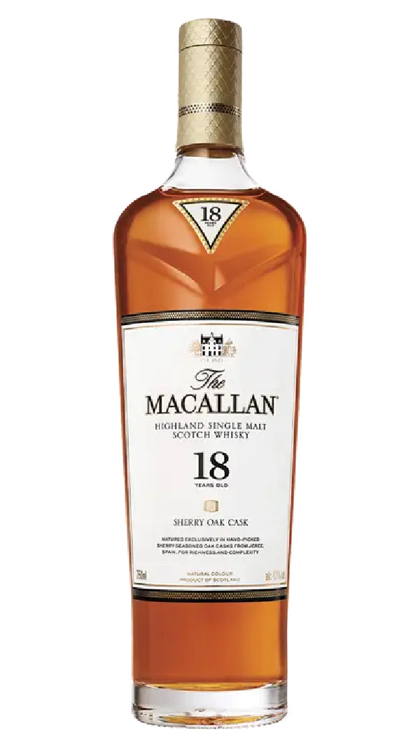 Macallan - "18 Years Sherry Oak" Single Malt Scotch Whiskey (750ml)