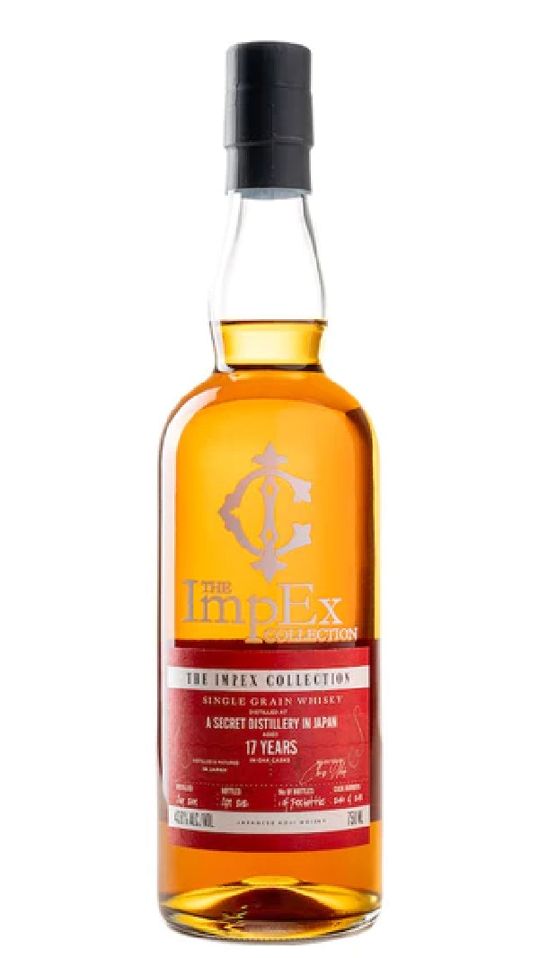 The Impex Collection - "A Secret Distillery in Japan" Single Grain Whiskey 17 Years (750ml)
