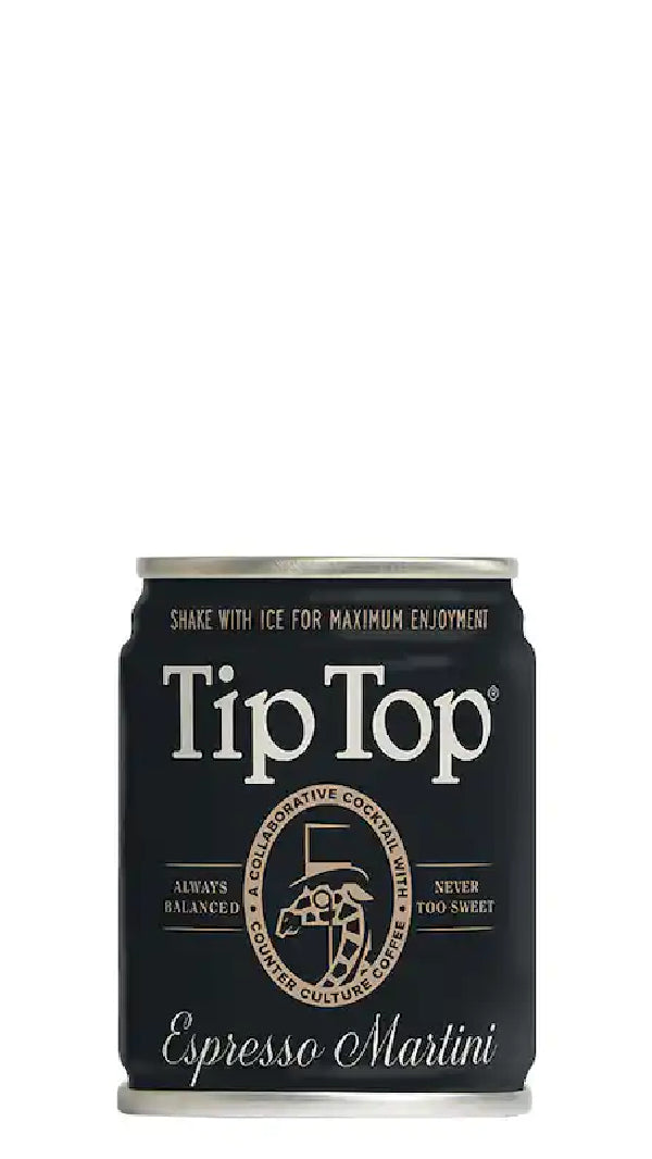 Tip Top Espresso Martini Cocktail (Can 100ml) The Wine Hut NYC